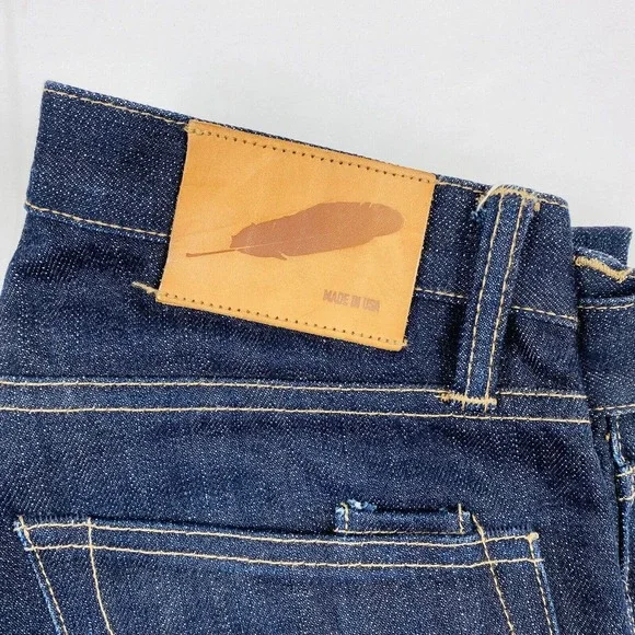 Rogue Territory Indigo Selvedge Jeans 27X32 Skinny 6 Pocket Mint